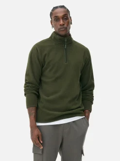 Homme Primark Pulls Et Gilets|Sweats À Capuche Et Sweat-Shirts|Pull En Molleton à Col Zippé