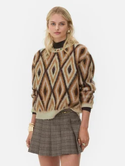 Femme Primark Pulls Et Gilets|Pull En Tricot à Motif Losange Rita Ora