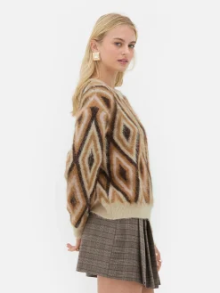 Femme Primark Pulls Et Gilets|Pull En Tricot à Motif Losange Rita Ora