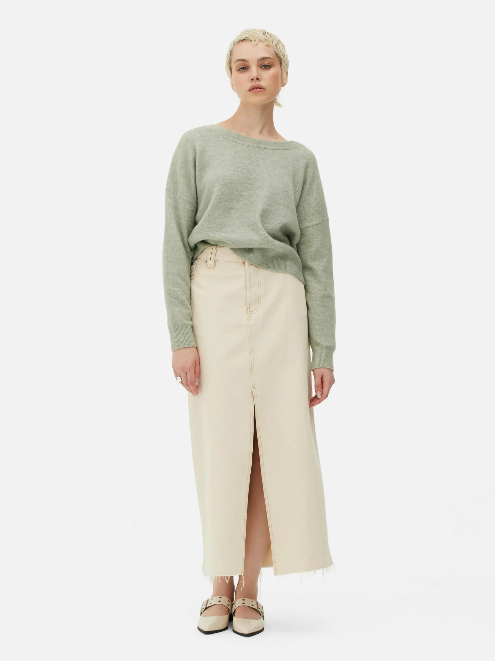 Femme Primark Pulls Et Gilets|Pull Tricoté Avec Nœud Dans Le Dos