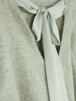 Femme Primark Pulls Et Gilets|Pull Tricoté Avec Nœud Dans Le Dos