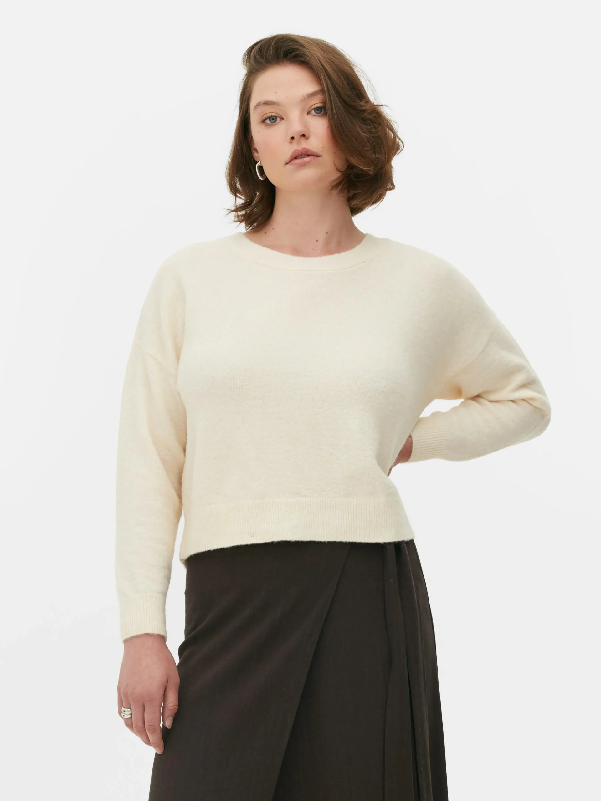 Femme Primark Pulls Et Gilets|Pull Tricoté Avec Nœud Dans Le Dos