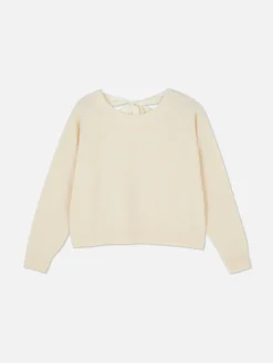 Femme Primark Pulls Et Gilets|Pull Tricoté Avec Nœud Dans Le Dos