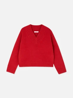 Femme Primark Pulls Et Gilets|Pull Tricoté épais à Col En V