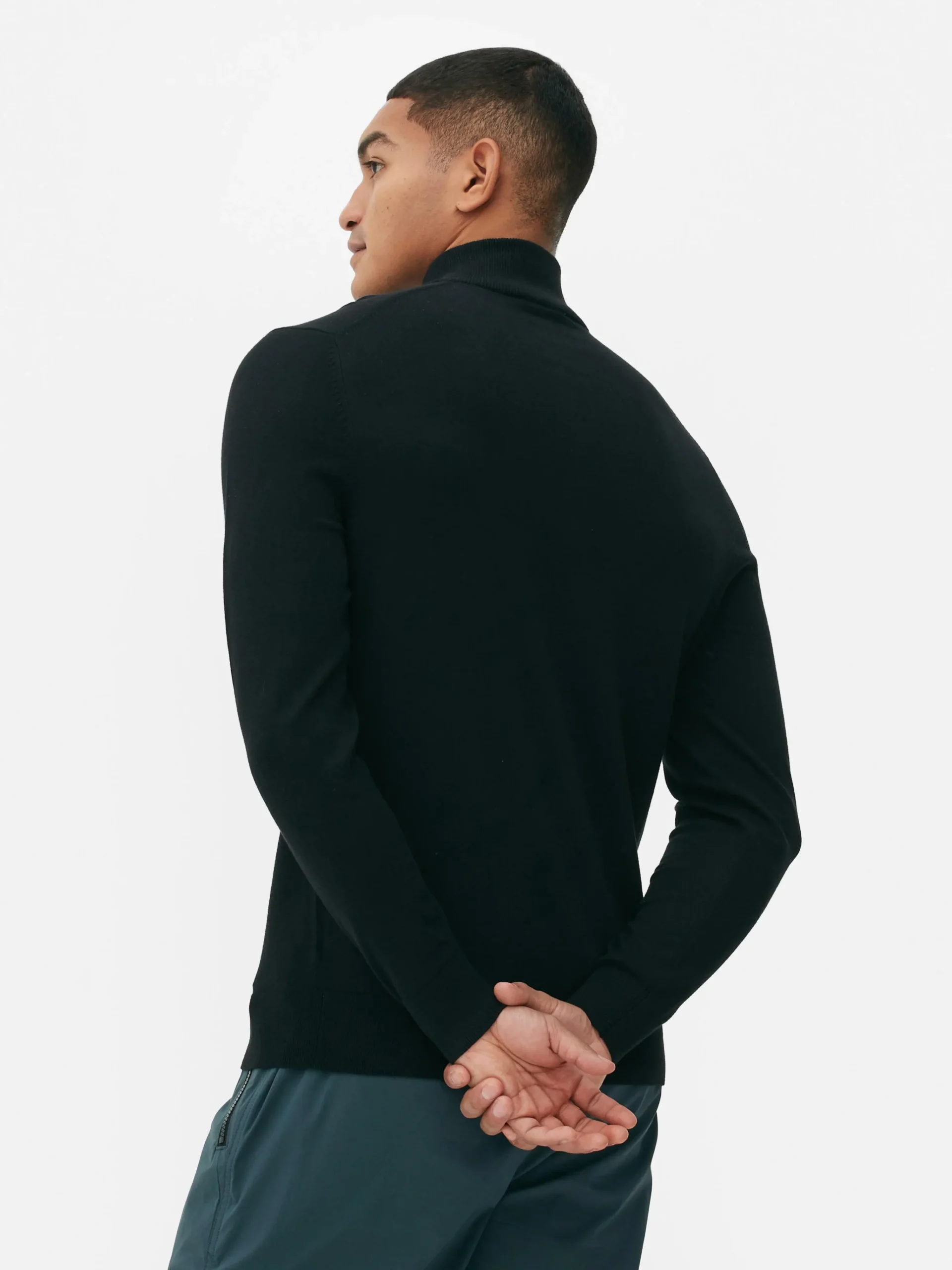 Homme Primark Pulls Et Gilets|Pull Tricoté Semi-zippé