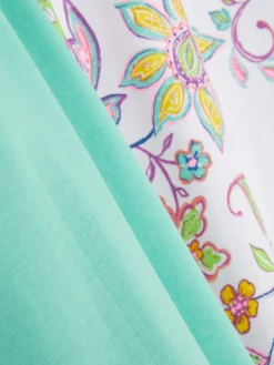 Femme Primark Ensembles Pyjamas|Pyjama à Manches Courtes Et Motif