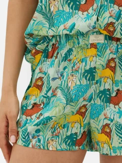 Femme Primark Ensembles Pyjamas|Pyjama à Manches Courtes Tissé Disney Le Roi Lion