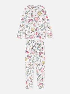 Femme Primark Ensembles Pyjamas|Pyjama à Manches Longues Bob L'éponge