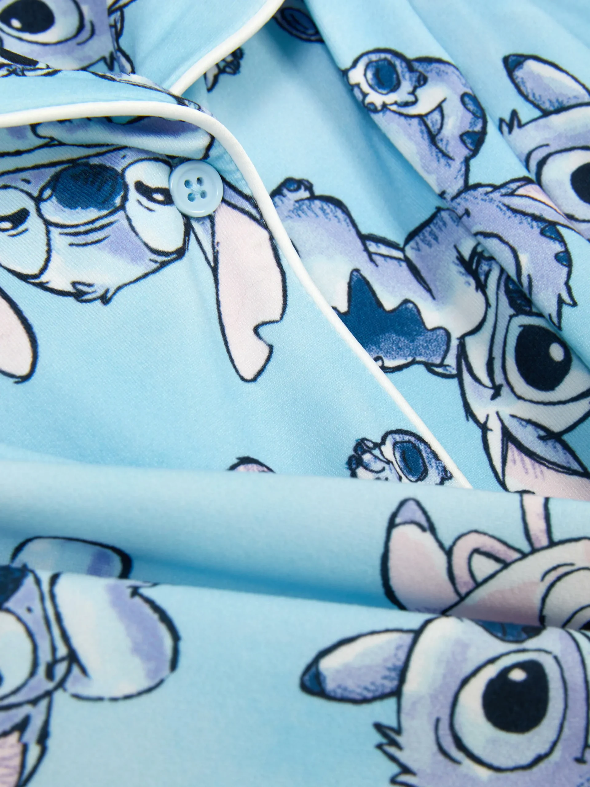 Enfant Primark Pyjamas Et Vêtements De Nuit|Pyjama à Manches Longues Disney Stitch & Angel