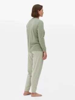 Femme Primark Ensembles Pyjamas|Pyjama à Manches Longues Et à Message