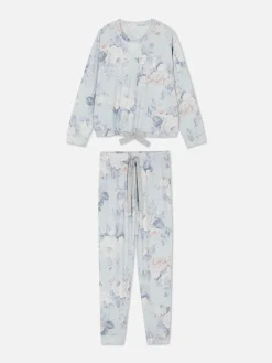Femme Primark Ensembles Pyjamas|Pyjama à Manches Longues Et Détail Nœud