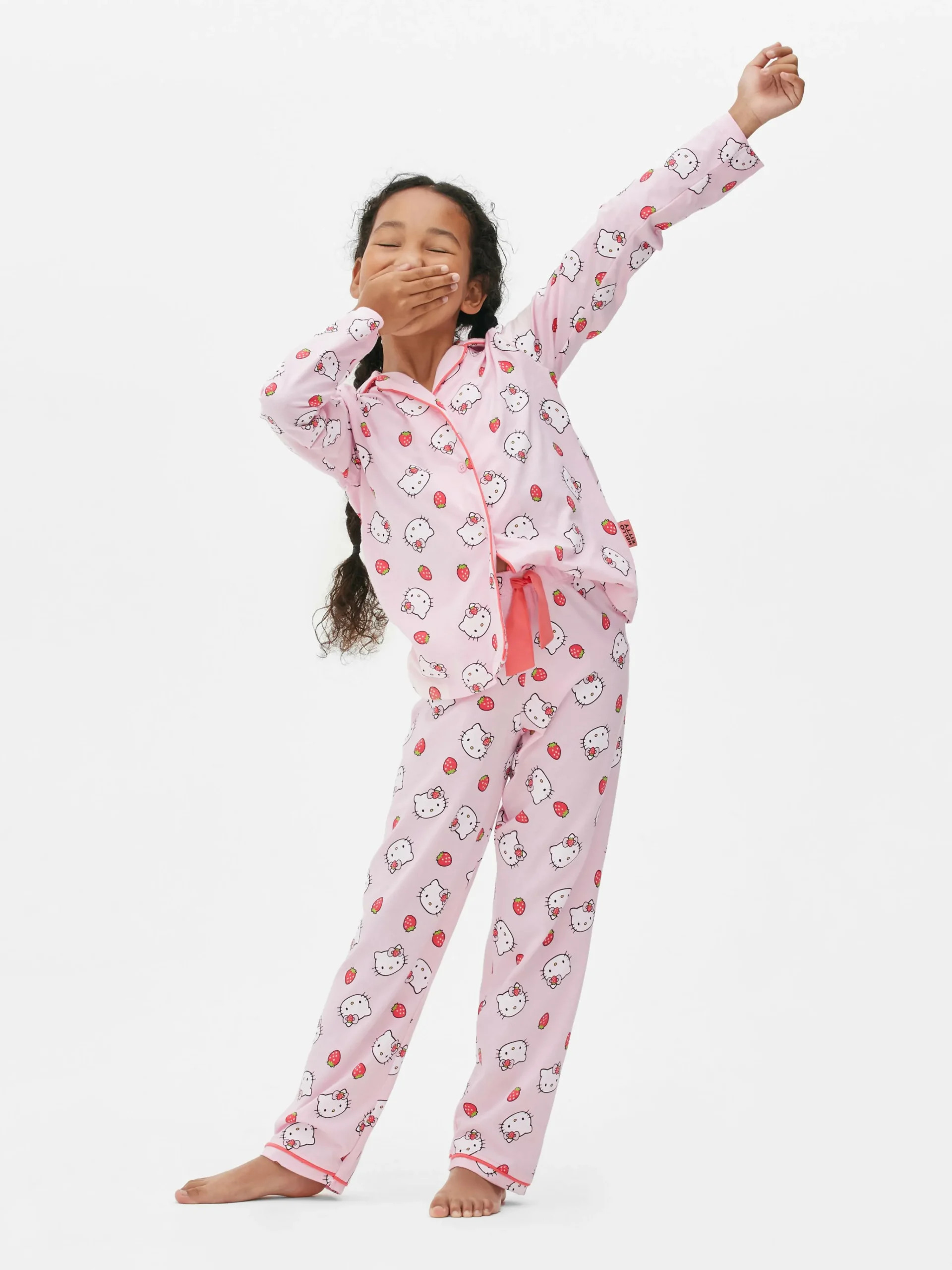 Enfant Primark Pyjamas Et Vêtements De Nuit|Pyjama à Manches Longues Hello Kitty