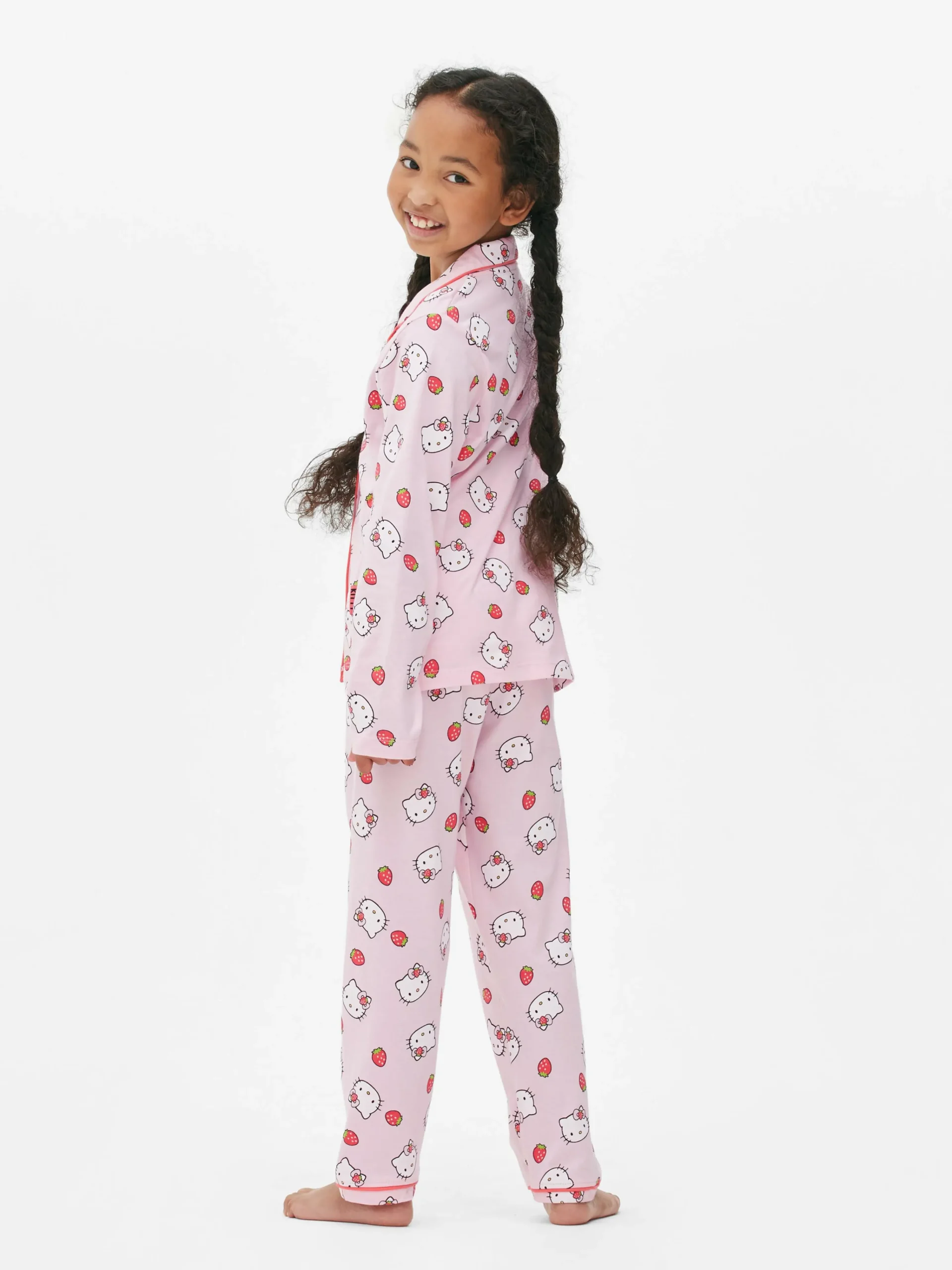 Enfant Primark Pyjamas Et Vêtements De Nuit|Pyjama à Manches Longues Hello Kitty