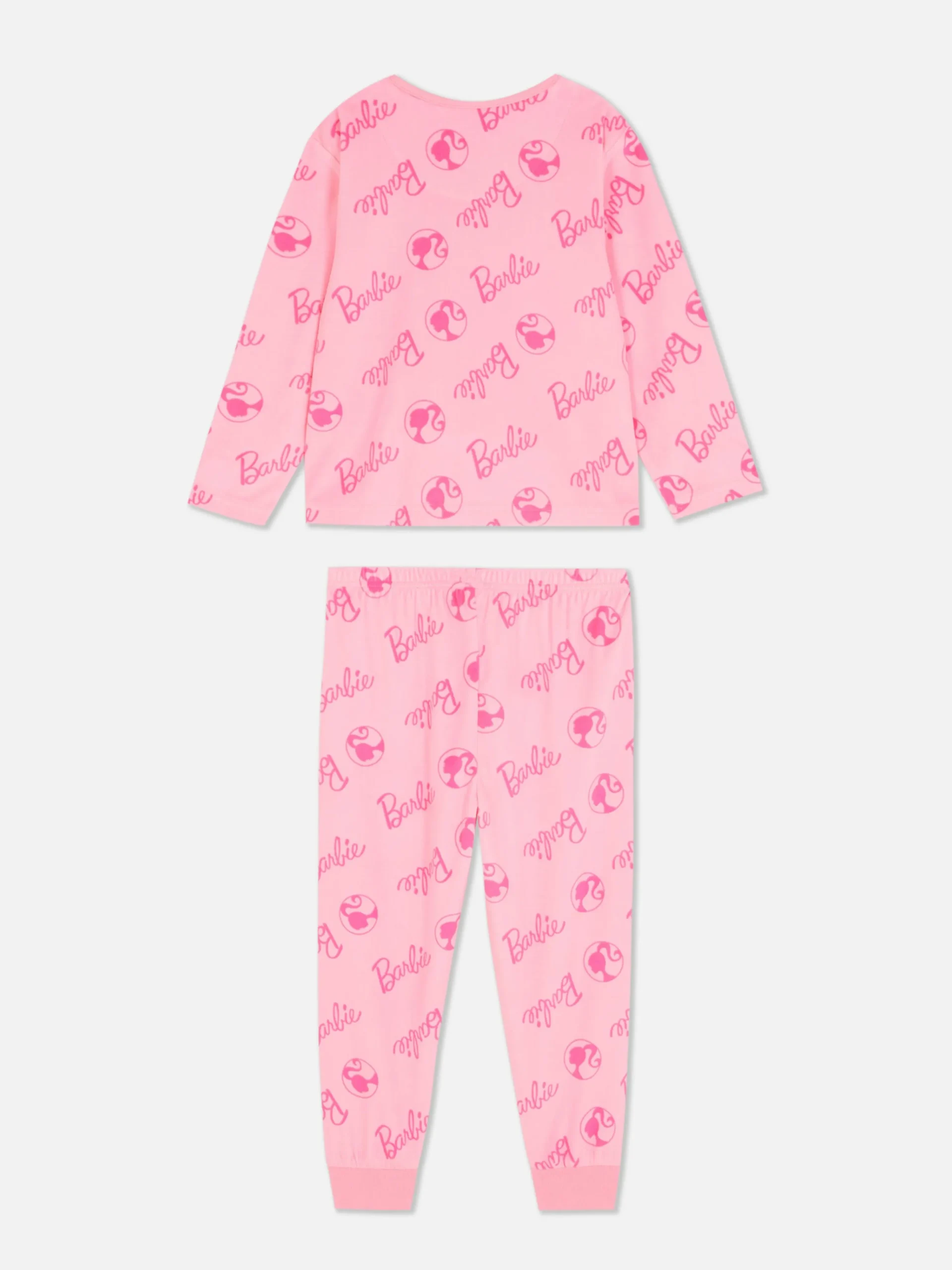Enfant Primark Pyjamas Et Vêtements De Nuit|Pyjama Barbie En Tissu Minky