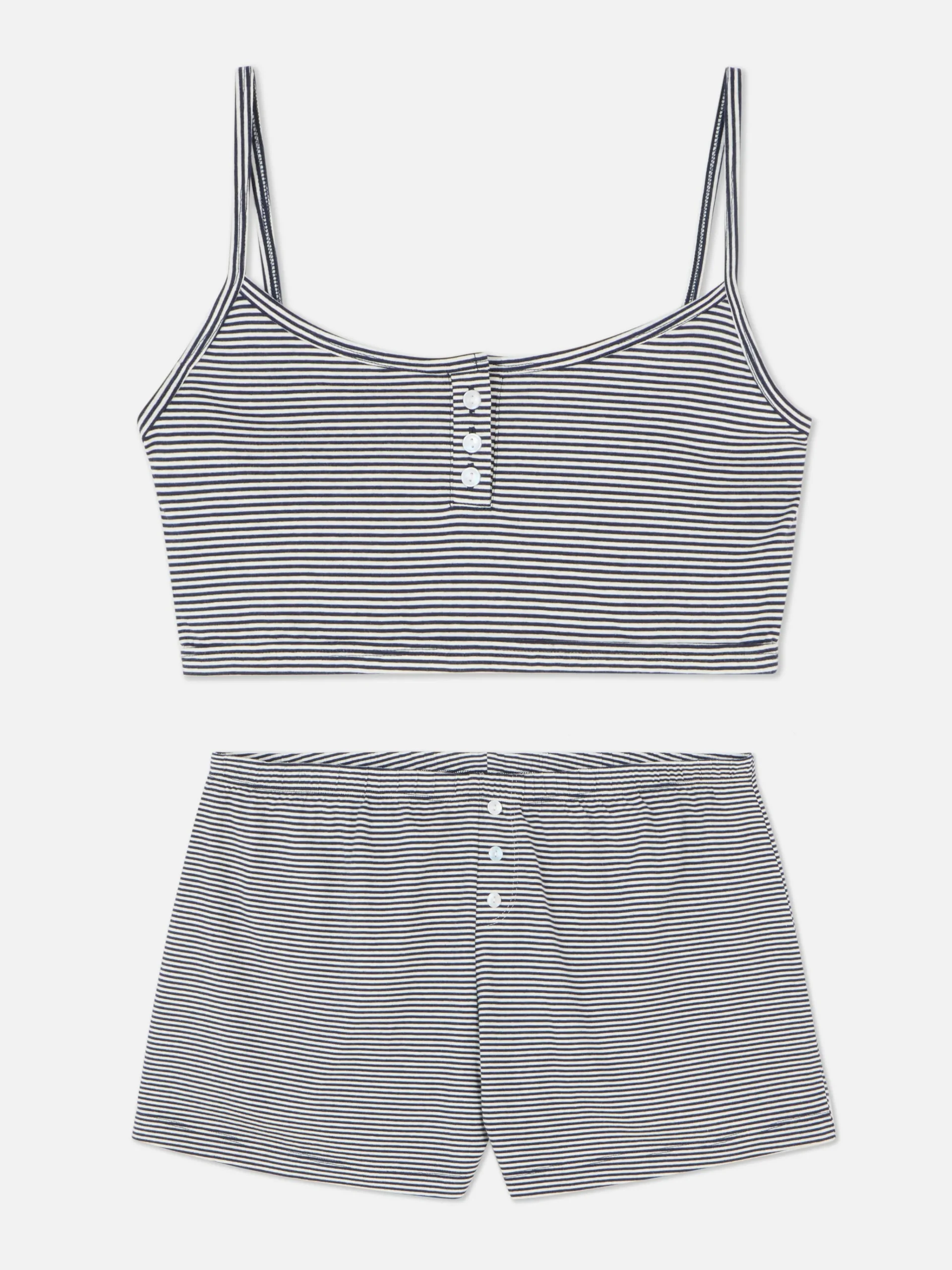 Femme Primark Ensembles Pyjamas|Pyjama Caraco Court Et Short