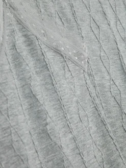 Femme Primark Ensembles Pyjamas|Pyjama Caraco En Maille Torsadée