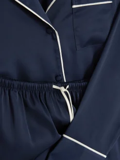 Femme Primark Ensembles Pyjamas|Pyjama Chemise à Manches Longues En Satin