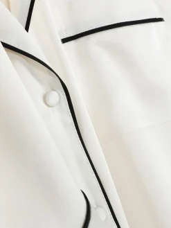 Femme Primark Ensembles Pyjamas|Pyjama Chemise à Manches Longues En Satin