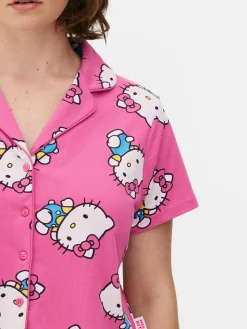 Femme Primark Ensembles Pyjamas|Pyjama Chemise Et Short 50e Anniversaire Hello Kitty