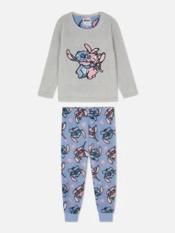 Enfant Primark Pyjamas Et Vêtements De Nuit|Pyjama Confortable Disney Stitch & Angel Pour Fille