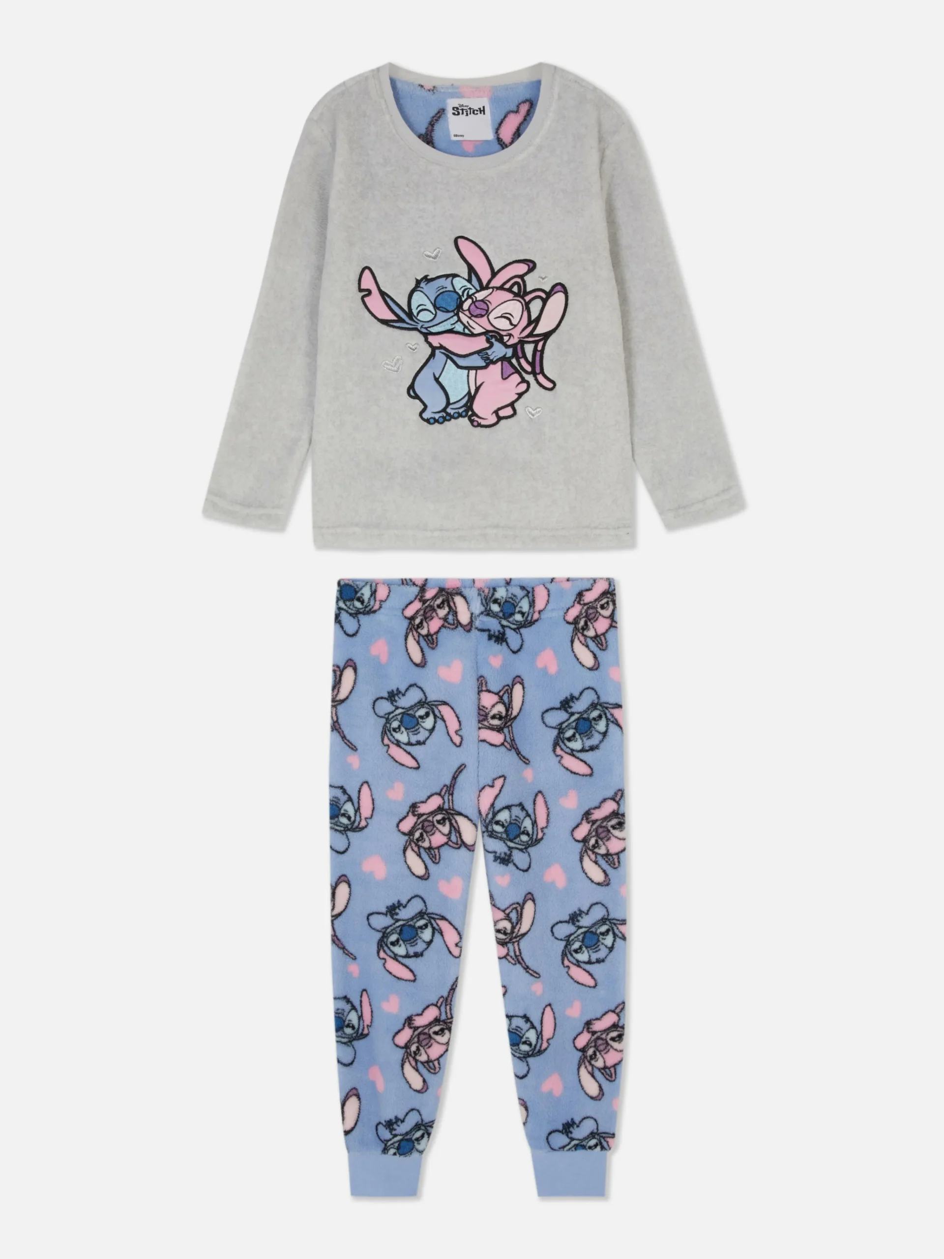 Enfant Primark Pyjamas Et Vêtements De Nuit|Pyjama Confortable Disney Stitch & Angel Pour Fille