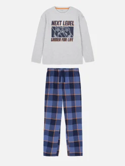 Enfant Primark Pyjamas Et Vêtements De Nuit|Pyjama De Gamer à Carreaux