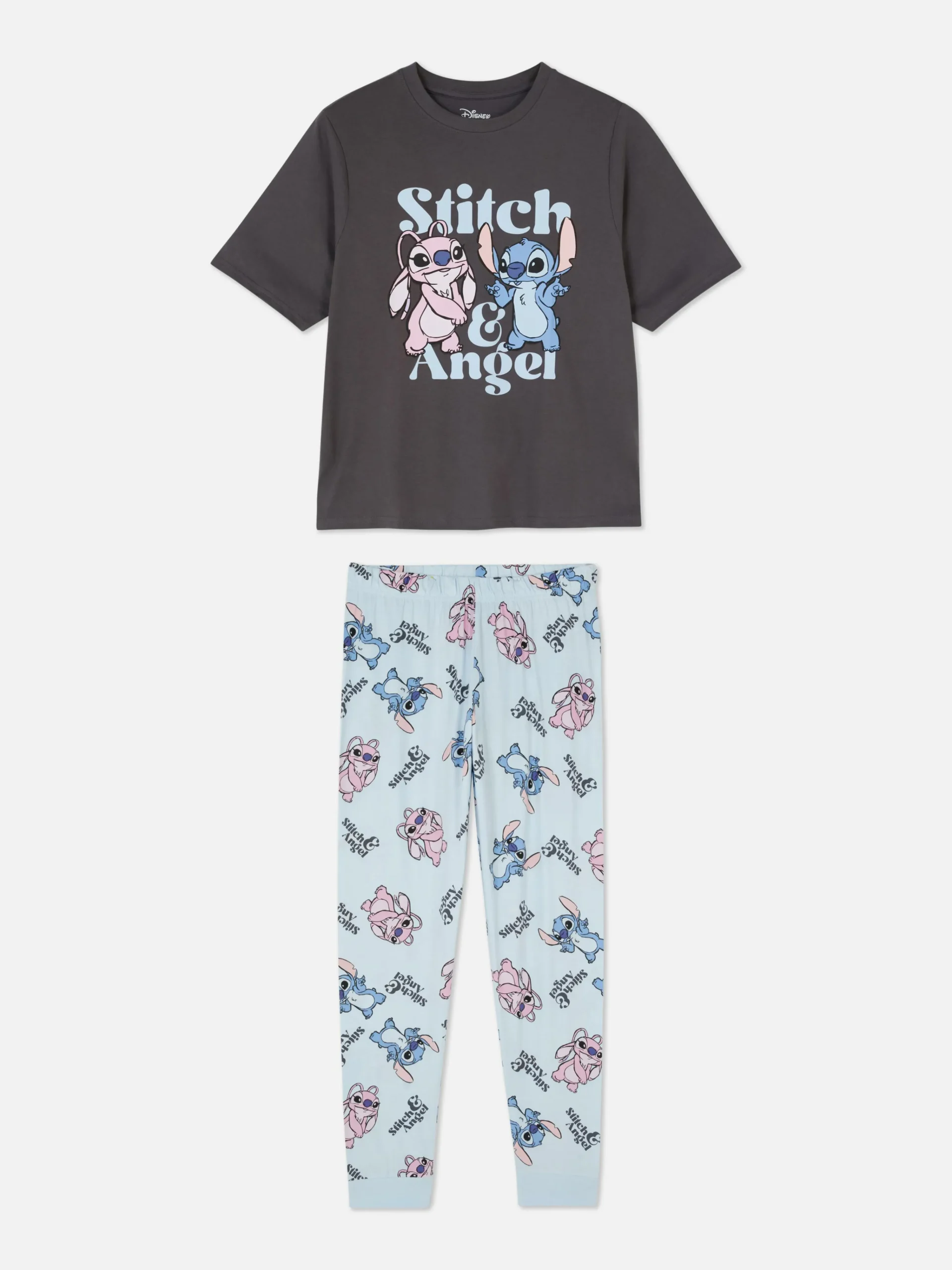 Femme Primark Ensembles Pyjamas|Pyjama Disney Lilo & Stitch Angel