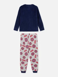 Enfant Primark Pyjamas Et Vêtements De Nuit|Pyjama Doux Marvel Captain America