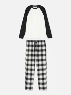 Homme Primark Pyjamas|Pyjama En Coton Brossé à Carreaux