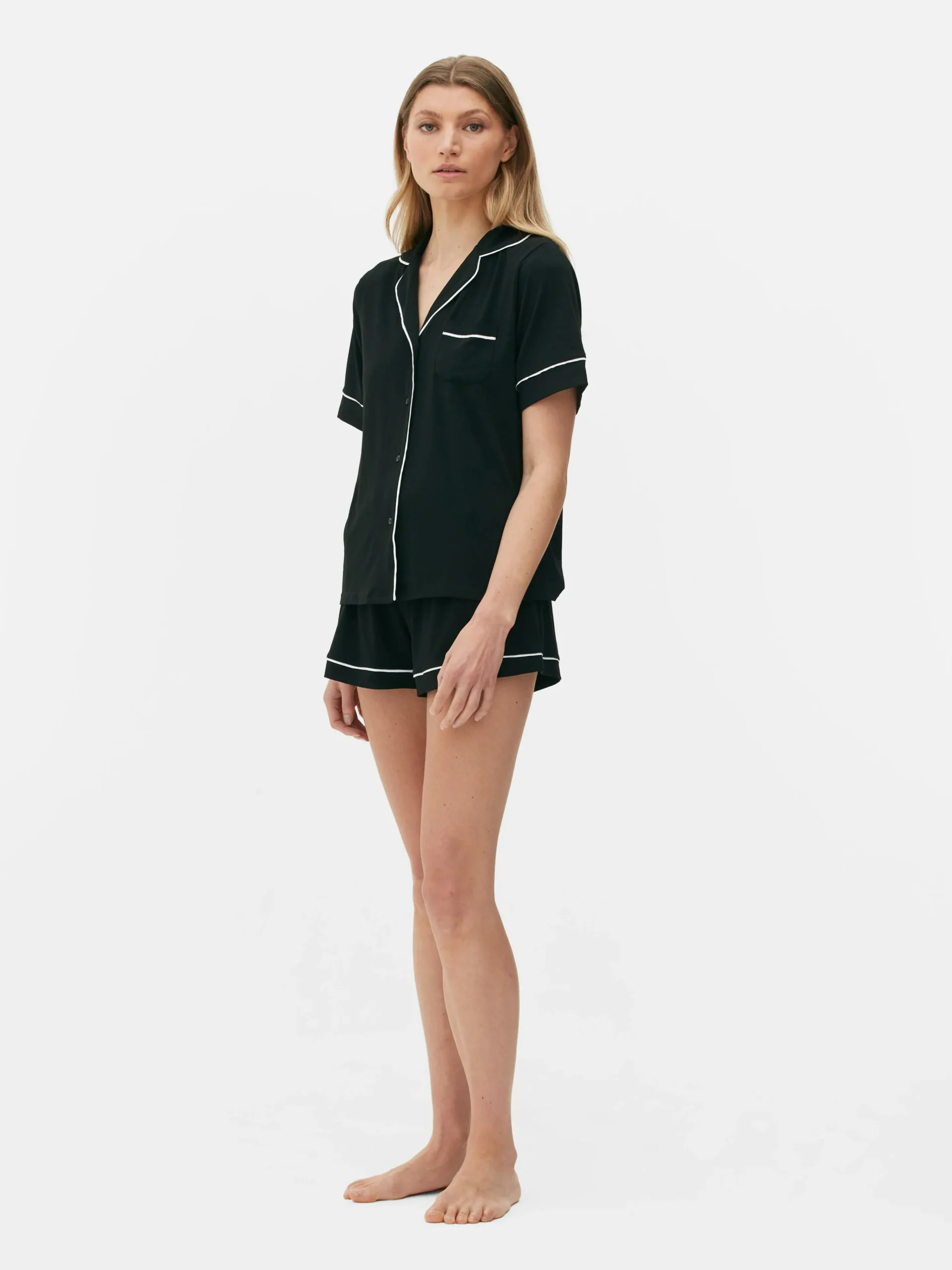 Femme Primark Ensembles Pyjamas|Pyjama En Jersey à Manches Courtes