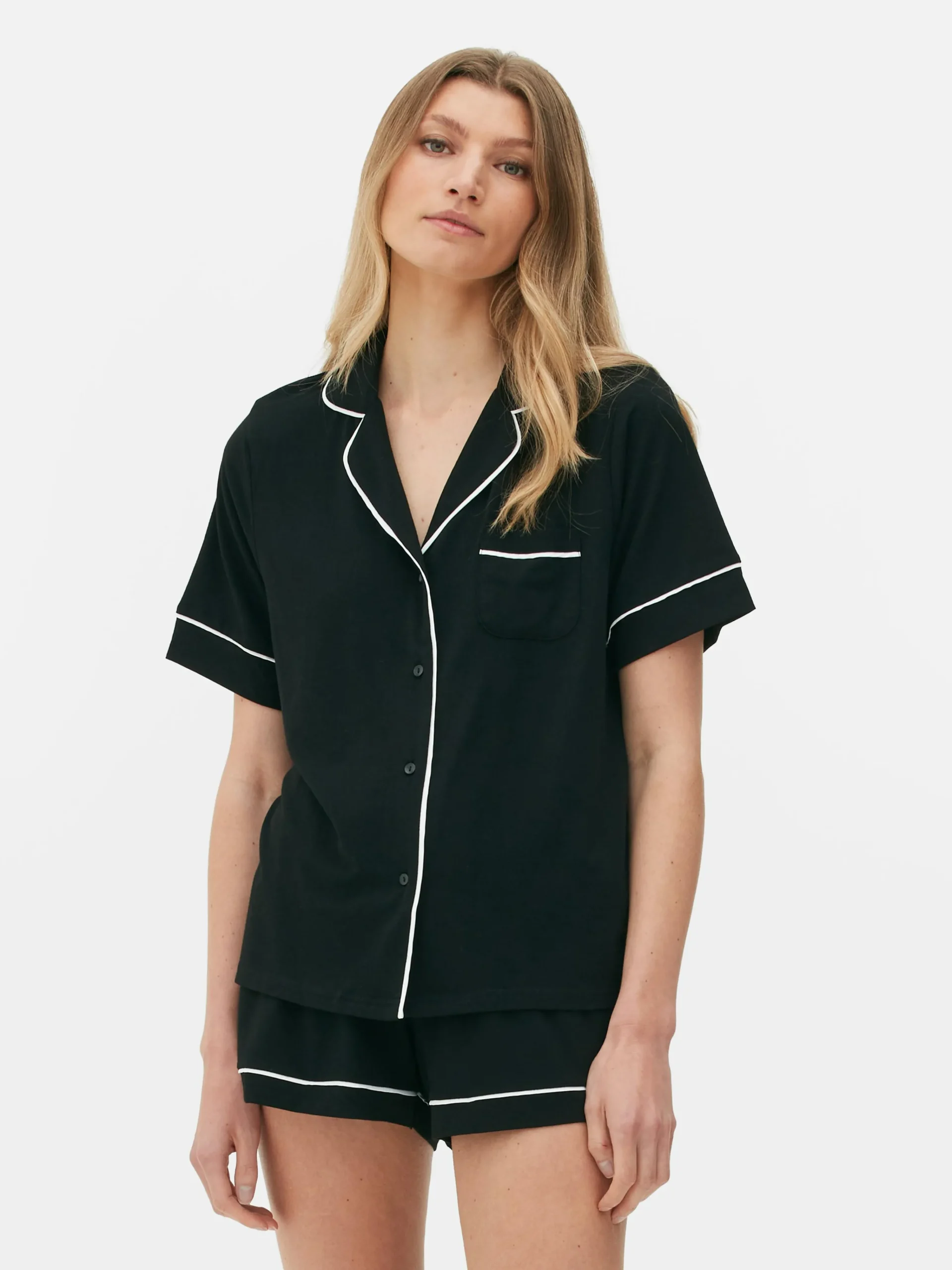 Femme Primark Ensembles Pyjamas|Pyjama En Jersey à Manches Courtes