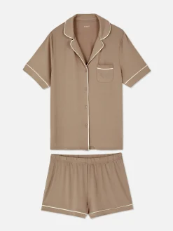 Femme Primark Ensembles Pyjamas|Pyjama En Jersey à Manches Courtes