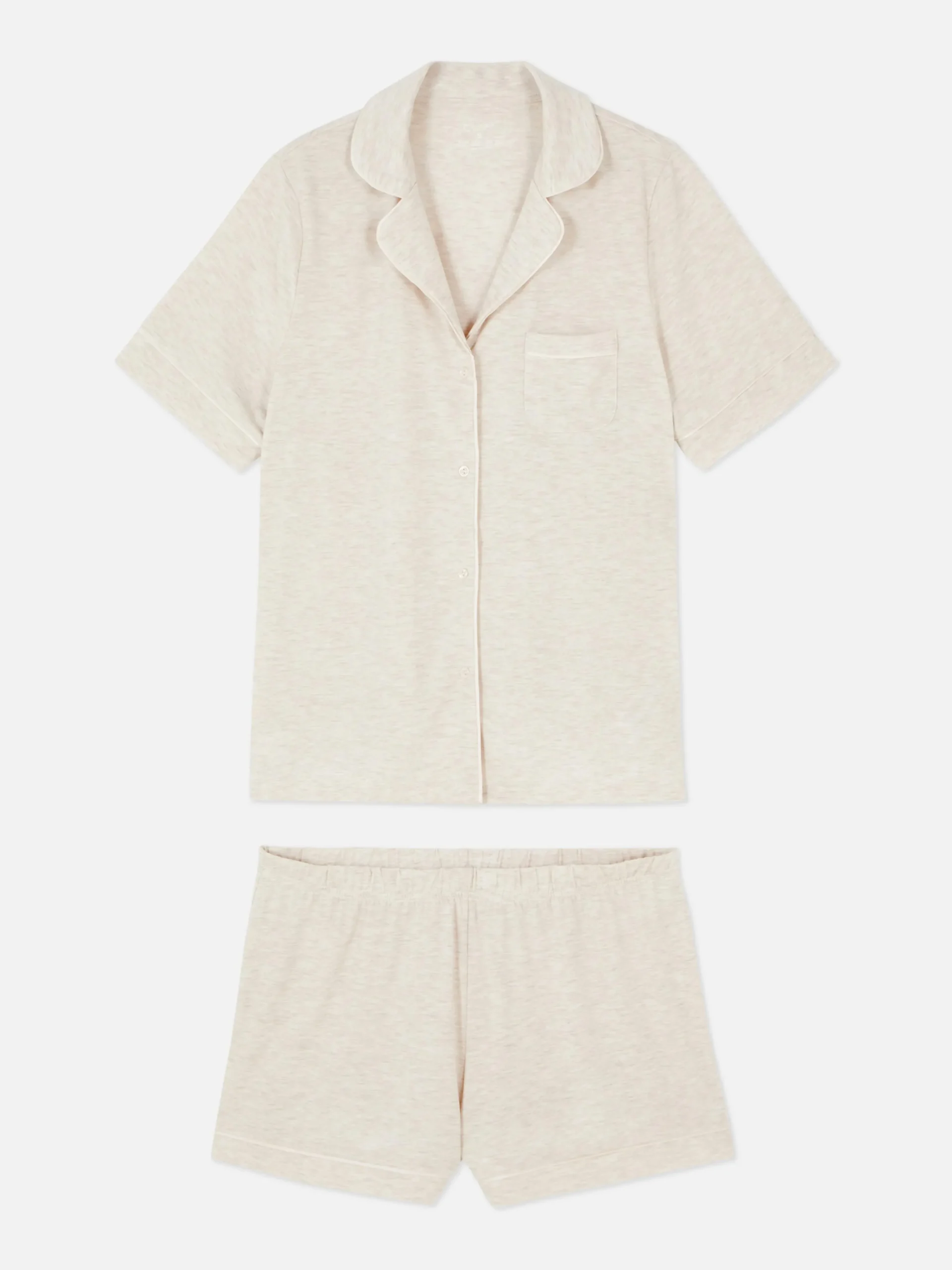 Femme Primark Ensembles Pyjamas|Pyjama En Jersey à Manches Courtes