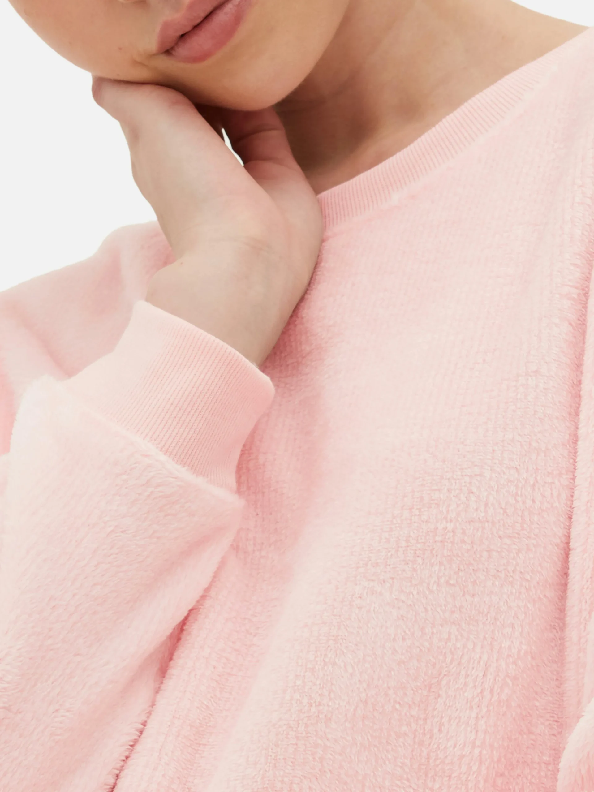 Femme Primark Ensembles Pyjamas|Pyjama En Molleton à Manches Longues