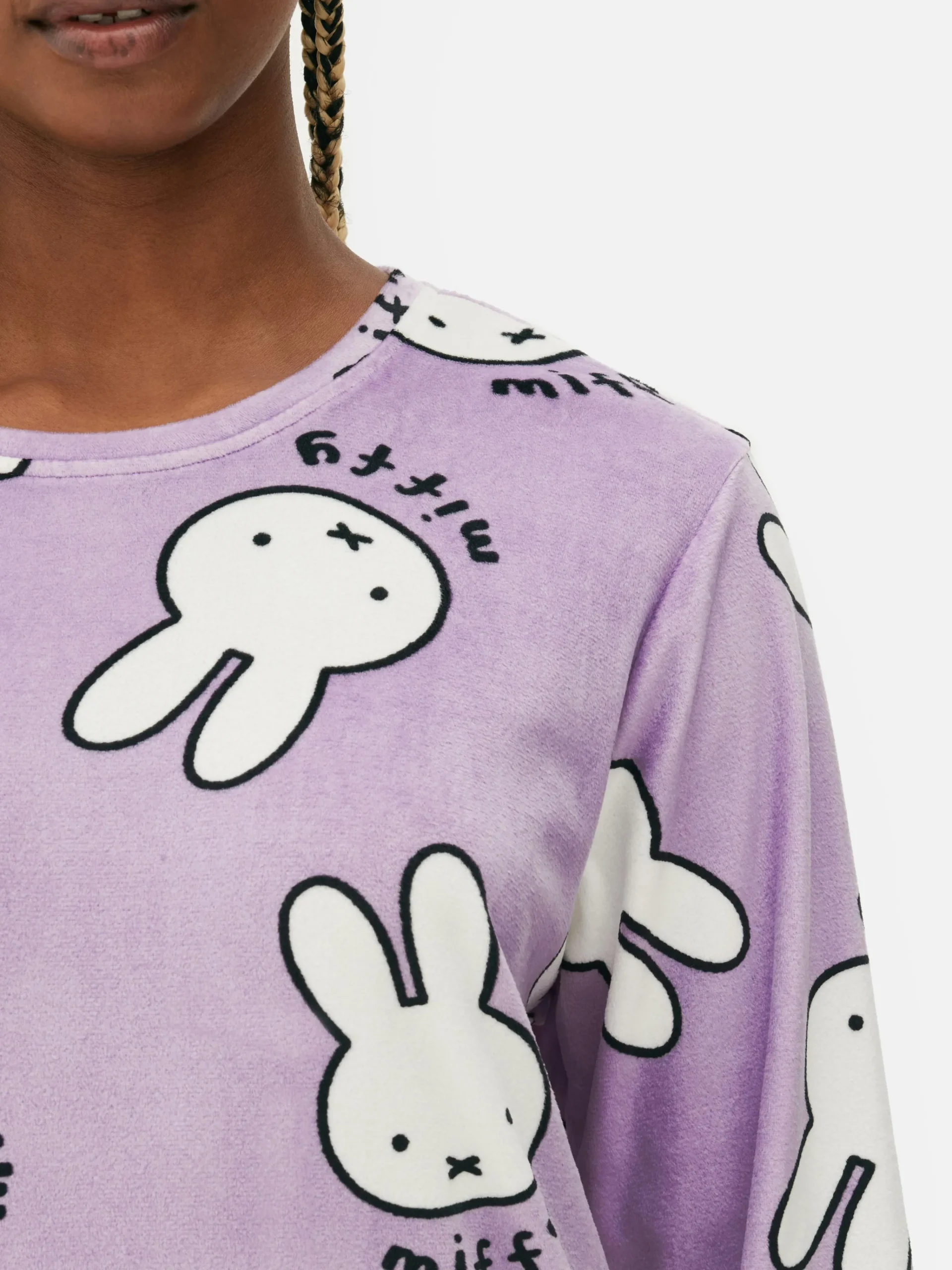 Femme Primark Ensembles Pyjamas|Pyjama En Molleton à Manches Longues Miffy