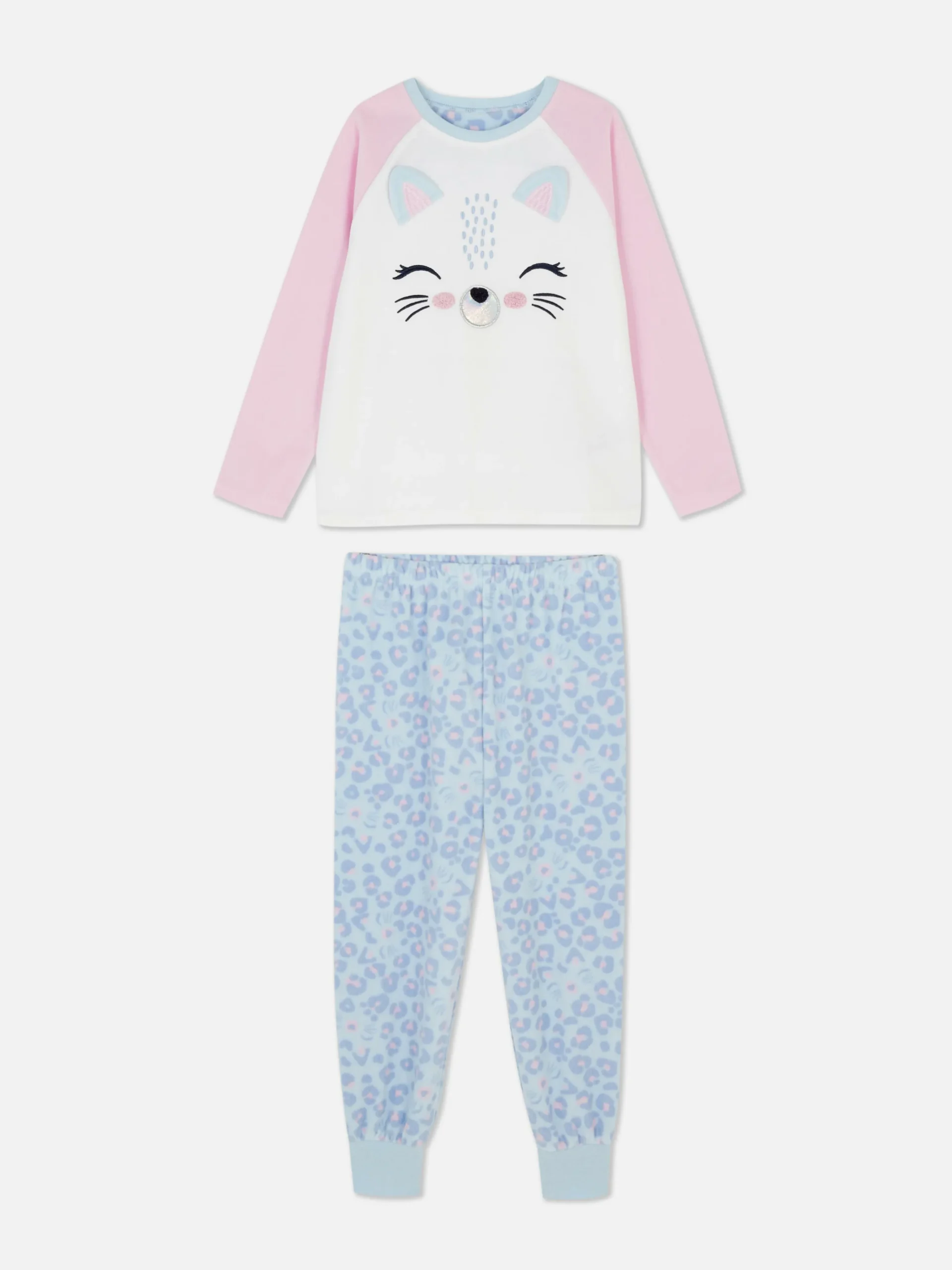 Enfant Primark Pyjamas Et Vêtements De Nuit|Pyjama En Molleton à Motif Chat