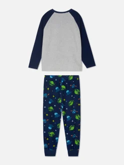 Enfant Primark Pyjamas Et Vêtements De Nuit|Pyjama En Molleton à Motif Spatial