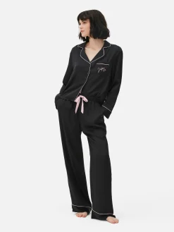 Femme Primark Ensembles Pyjamas|Pyjama En Satin à Manches Longues