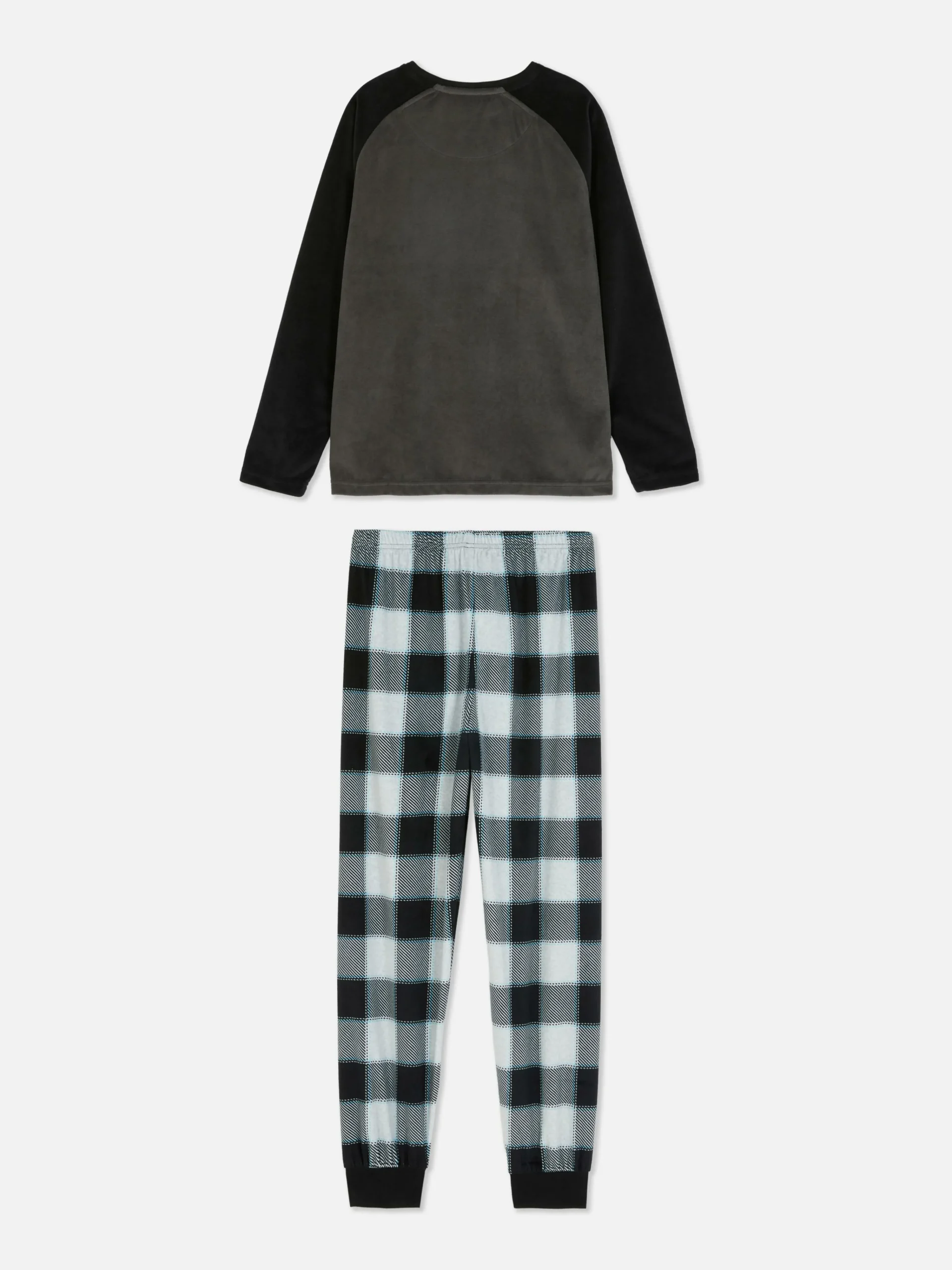 Enfant Primark Pyjamas Et Vêtements De Nuit|Pyjama En Velours à Carreaux