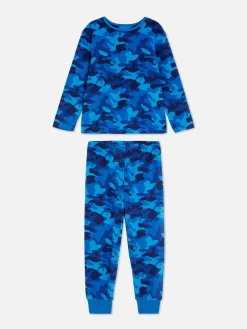 Enfant Primark Pyjamas Et Vêtements De Nuit|Pyjama En Velours à Motif Camouflage