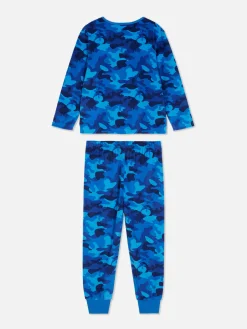 Enfant Primark Pyjamas Et Vêtements De Nuit|Pyjama En Velours à Motif Camouflage