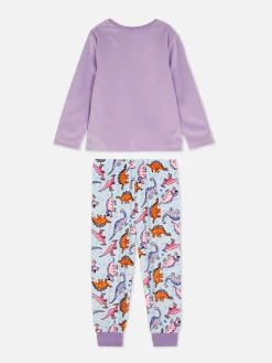 Enfant Primark Pyjamas Et Vêtements De Nuit|Pyjama En Velours Dinosaure