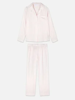 Femme Primark Ensembles Pyjamas|Pyjama Long Boyfriend à Rayures