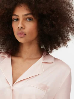 Femme Primark Ensembles Pyjamas|Pyjama Long En Satin