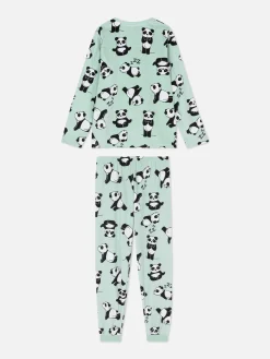 Enfant Primark Pyjamas Et Vêtements De Nuit|Pyjama Long En Velours à Motif Panda