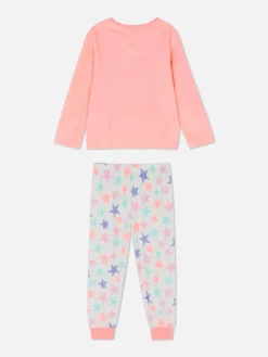 Enfant Primark Pyjamas Et Vêtements De Nuit|Pyjama Long En Velours Arc-en-ciel