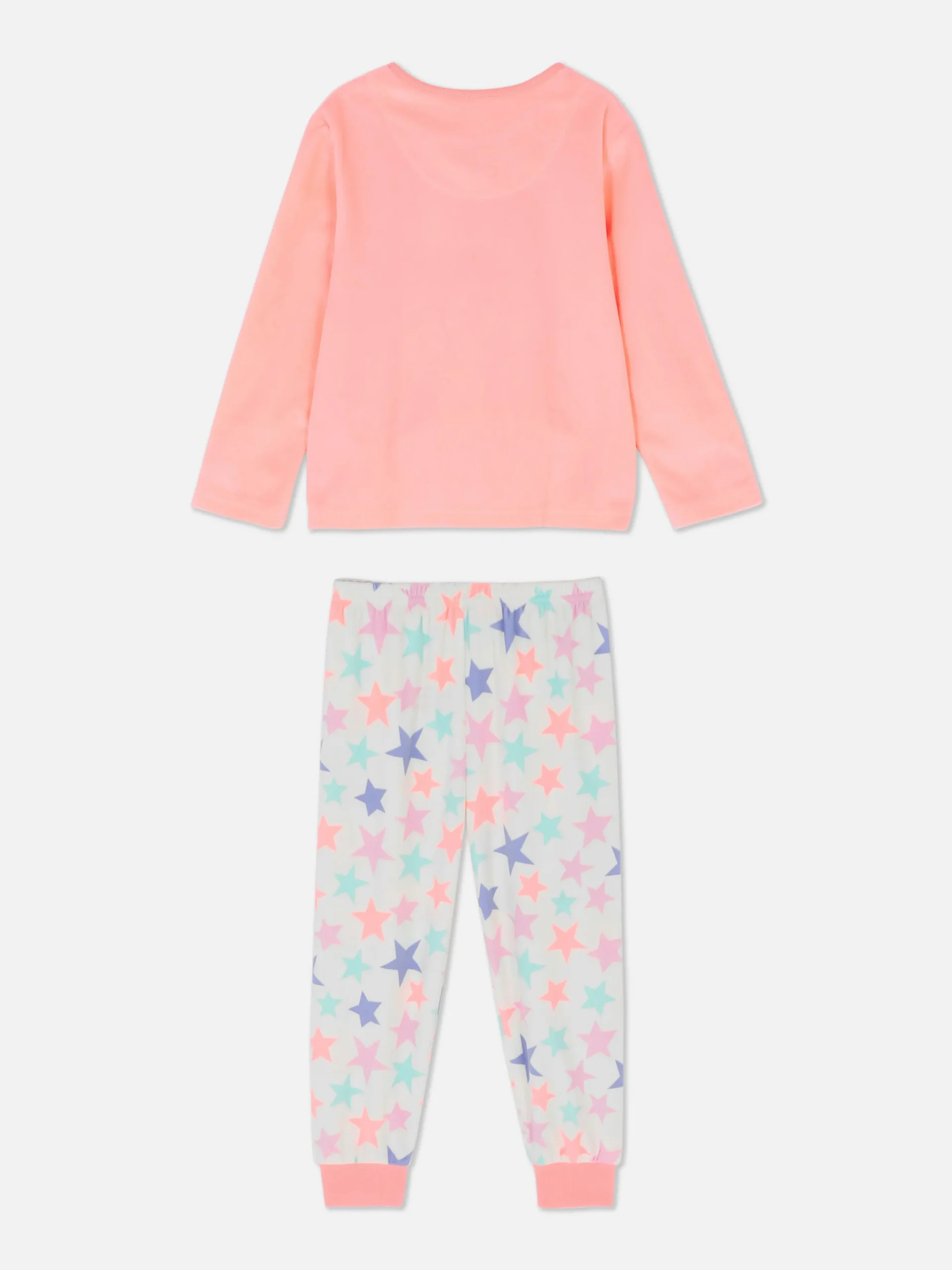 Enfant Primark Pyjamas Et Vêtements De Nuit|Pyjama Long En Velours Arc-en-ciel