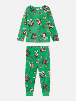 Enfant Primark Pyjamas Et Vêtements De Nuit|Pyjama Long En Velours PAW Patrol