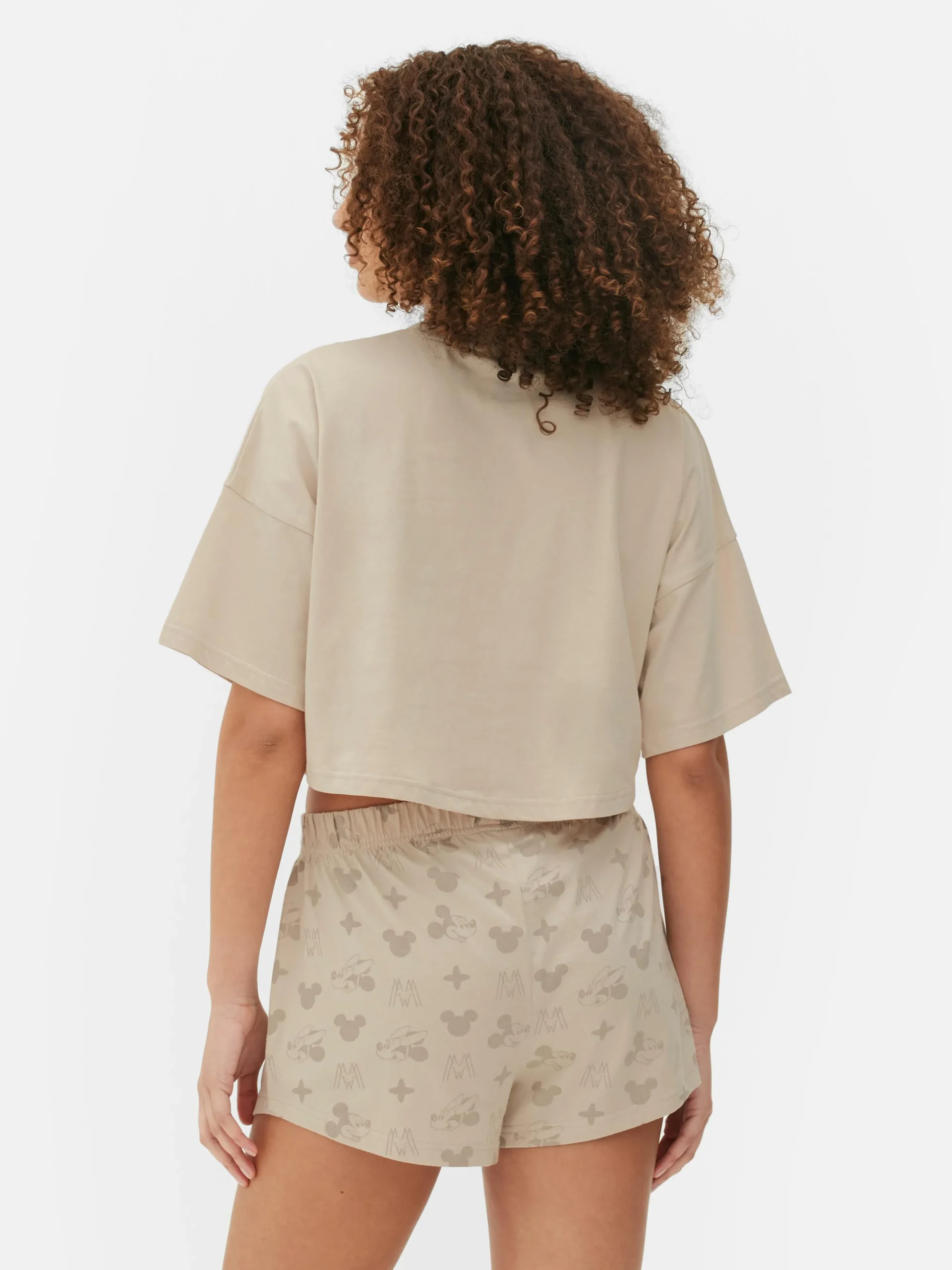 Femme Primark Ensembles Pyjamas|Pyjama Short à Motif Disney Mickey Mouse