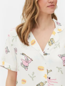 Femme Primark Ensembles Pyjamas|Pyjama Short Et Chemise De Nuit Bob L'éponge Femme